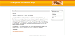 Desktop Screenshot of 4b-bugs.com